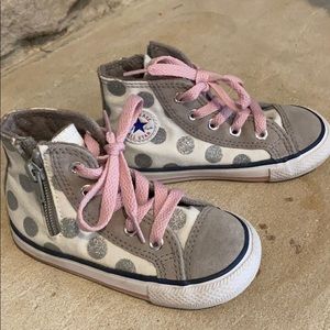 Toddler girls Converse size 7